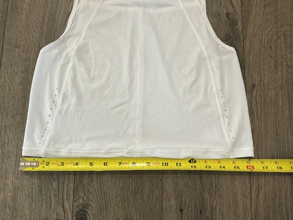 Lululemon white Align Racerback sculpt Tank Top reflective women's small XS 2