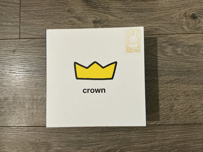 miffy crown lamb, baby hat, yellow silicone, Miffy, and friend sticker ￼