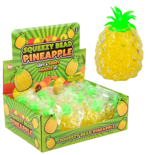3.75" SQUEEZY GEL BEAD PINEAPPLE
