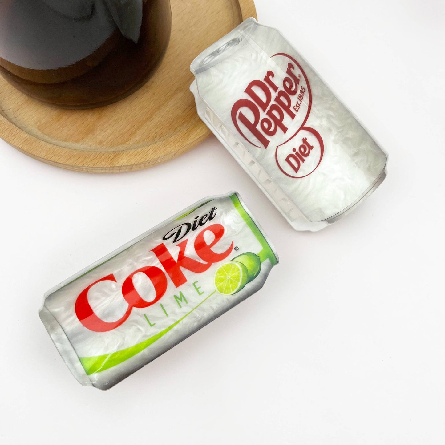 Cola Drink Hair Claw Clip, Cute Soda Hair Clip: White
