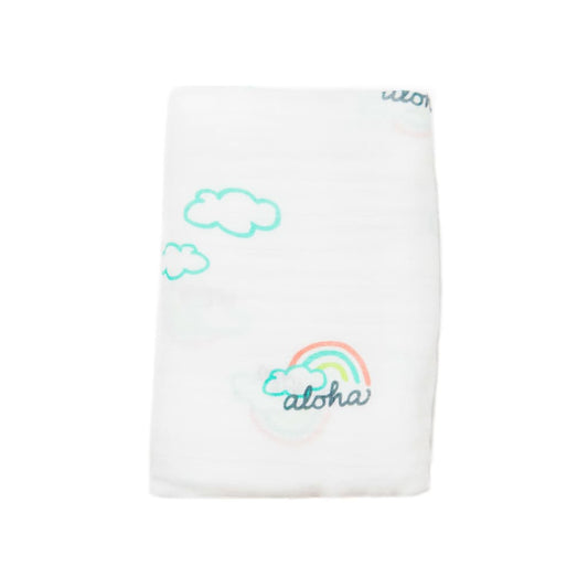 Pot O' Aloha Muslin Baby Swaddle Blanket