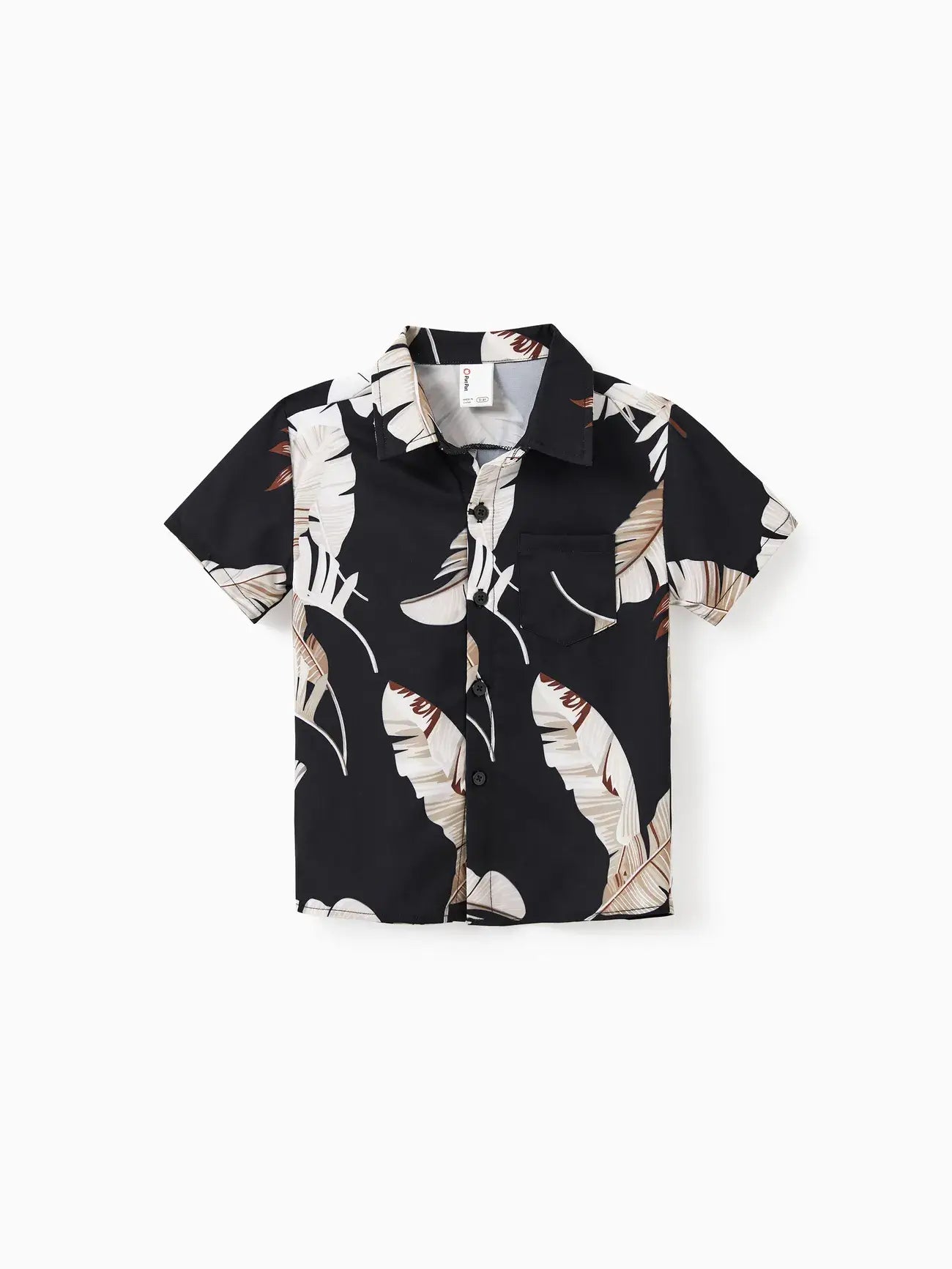 Banana Leaf Shirt: Black 2 Years