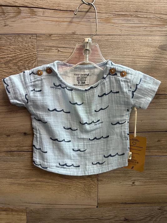 New Easy Peesy Top, Size 0-3M
