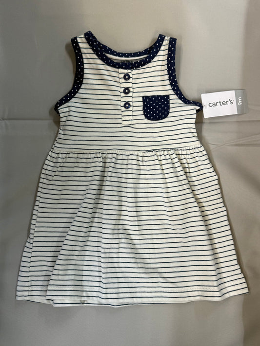 New Carter’s Stripe Dress, 9m