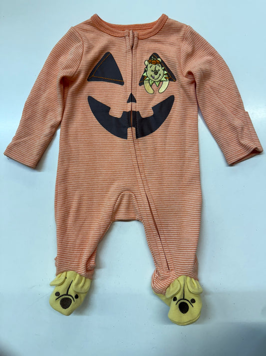 Pooh Pumpkin Bodysuit, Newborn