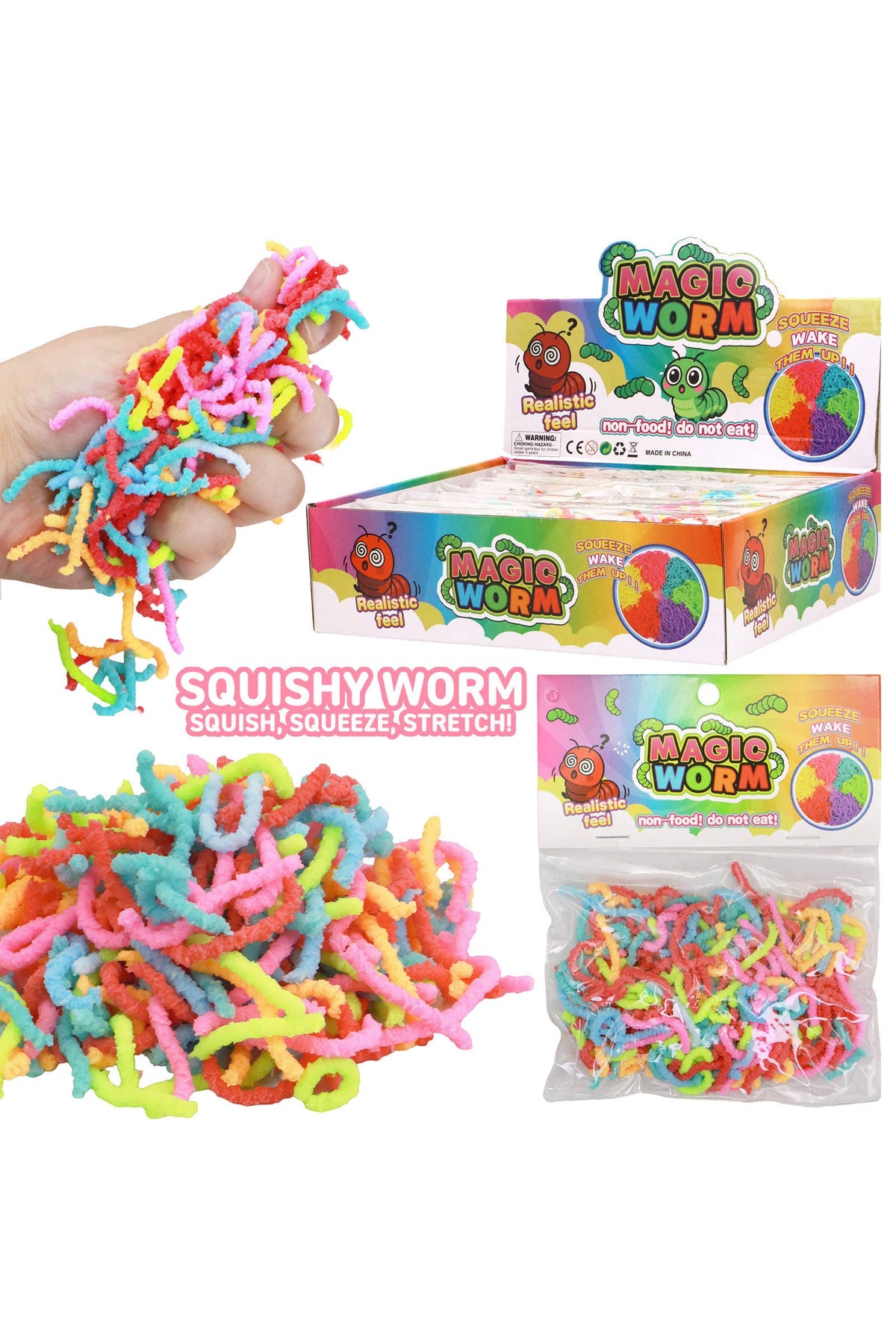 Squeeze Magic Wiggly Noodles Squishy
