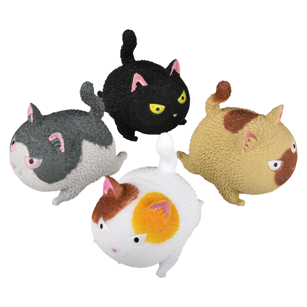 SQUISH AND STRETCH PUFFY CAT