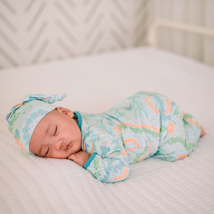 Lei Stand Bamboo Layette Gown: 3-6M