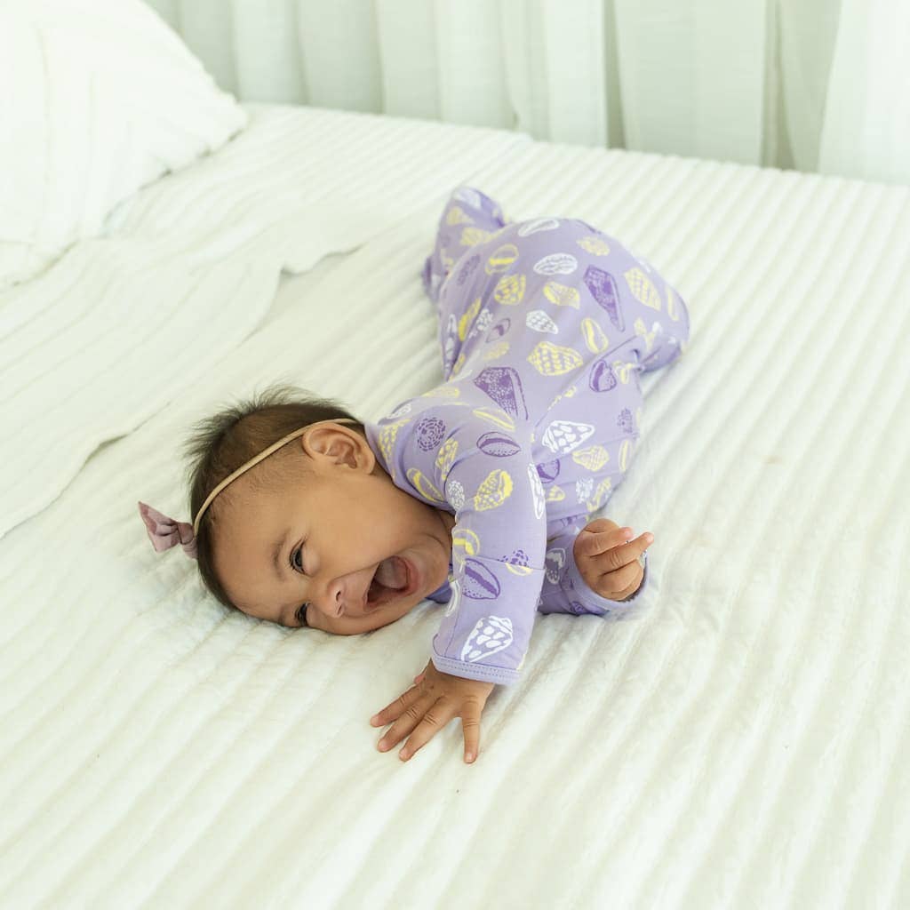 Shell Pop Bamboo Layette Gown: 0-3M