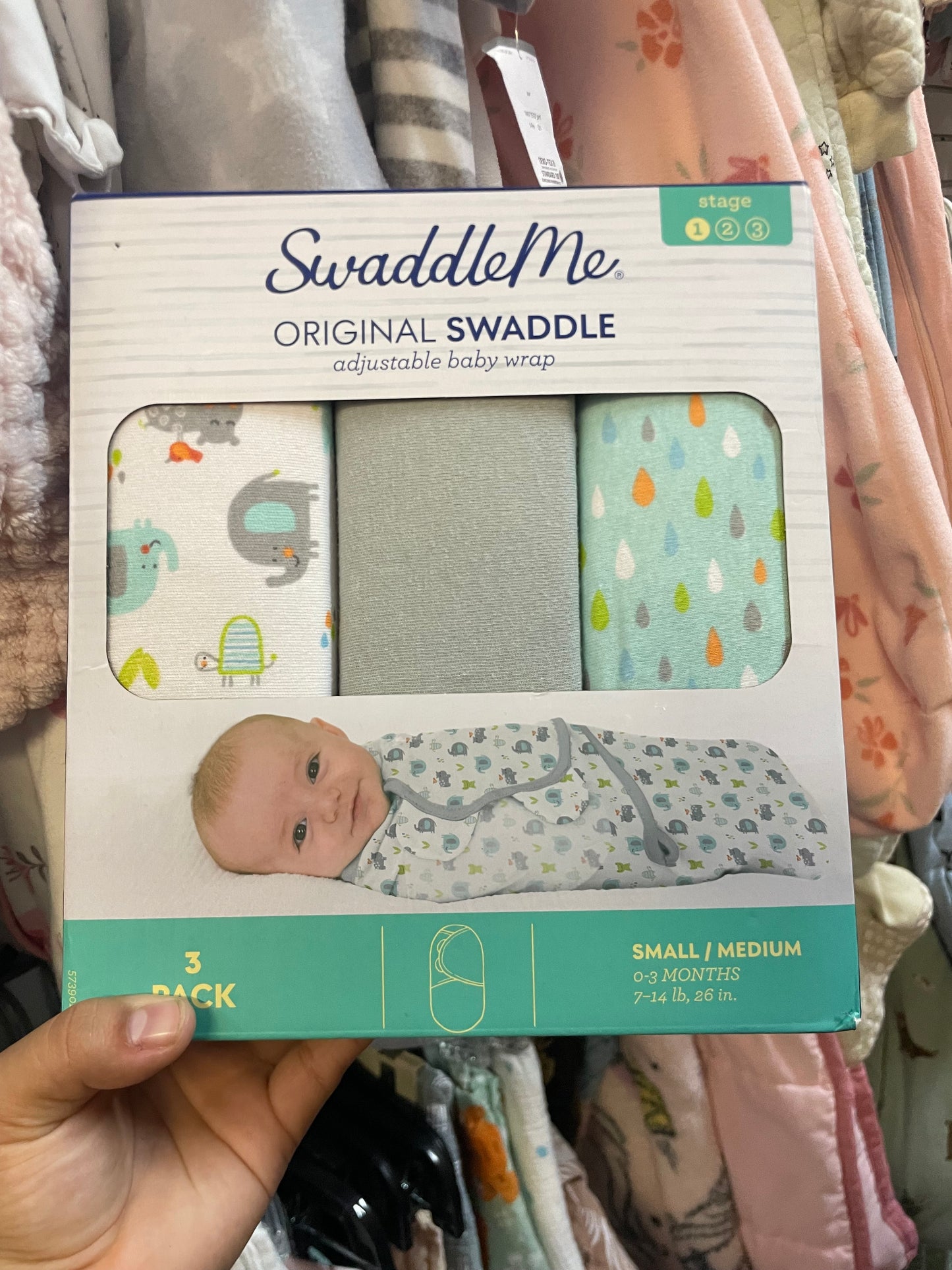 New Swaddle Me 3 Piece Set
