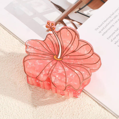 Hibiscus Claw Clip
