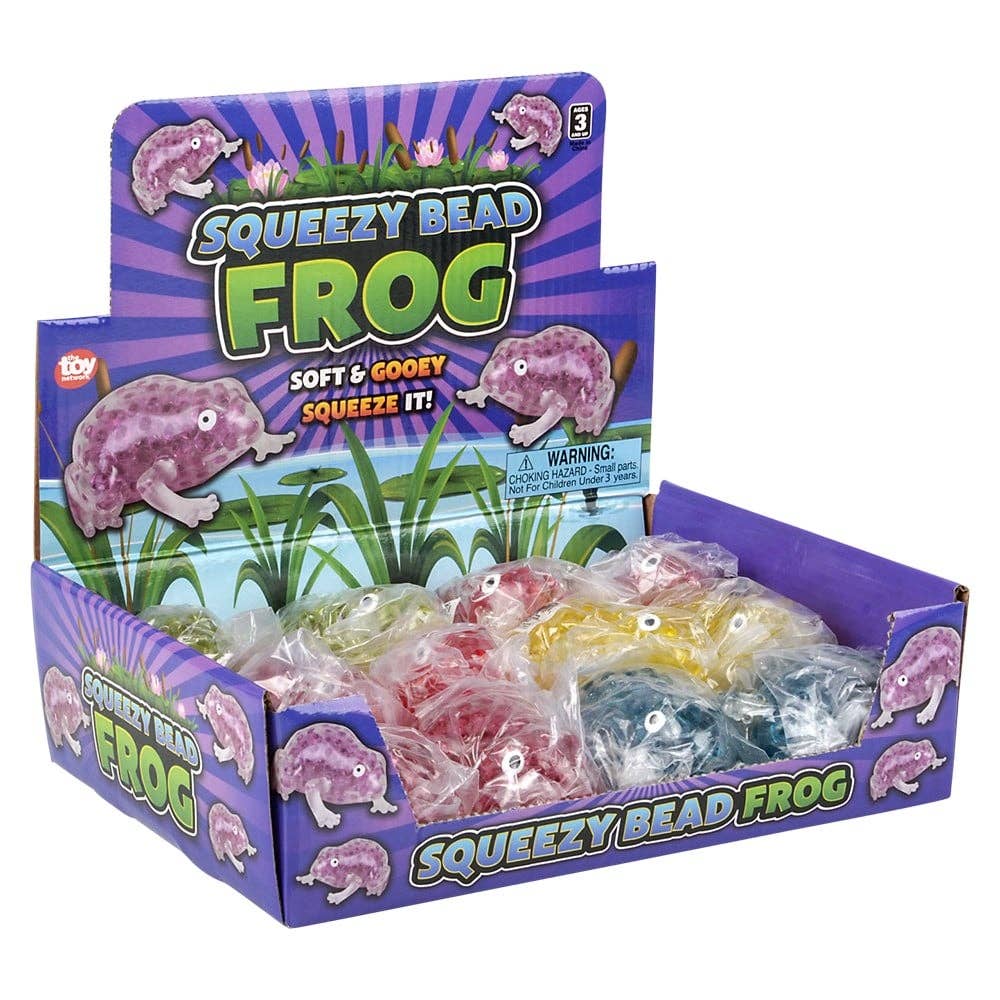 3.5" SQUEEZY BEAD FROG