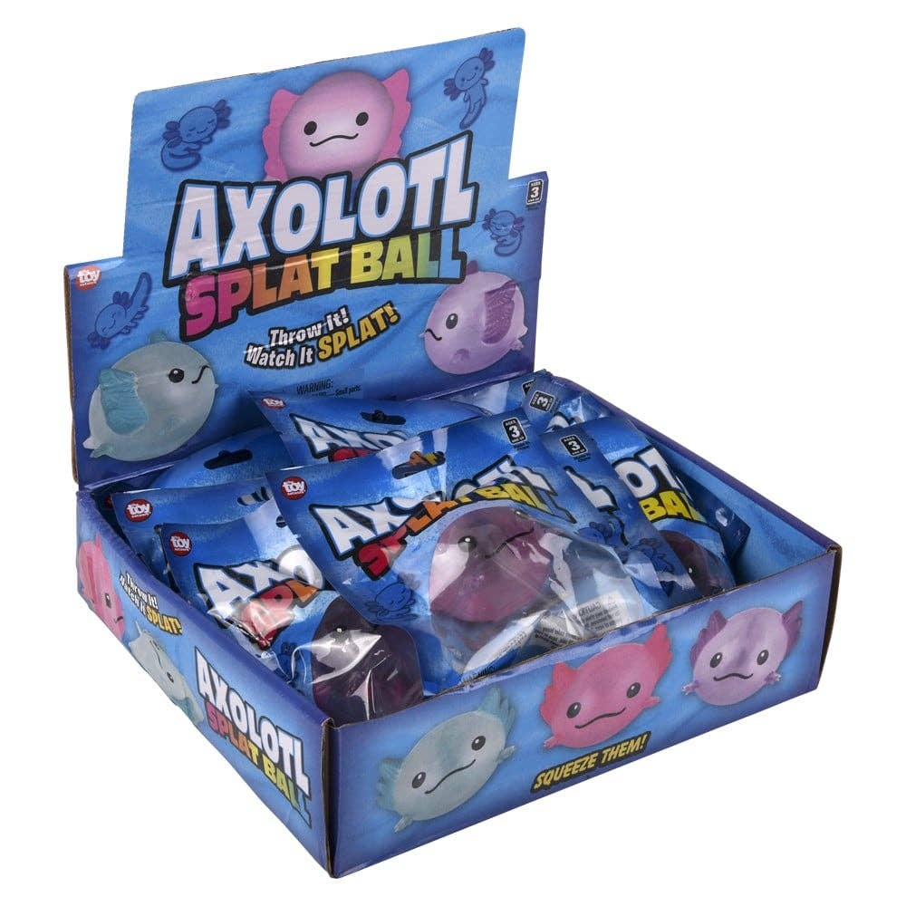 2.5" Splat Axolotl
