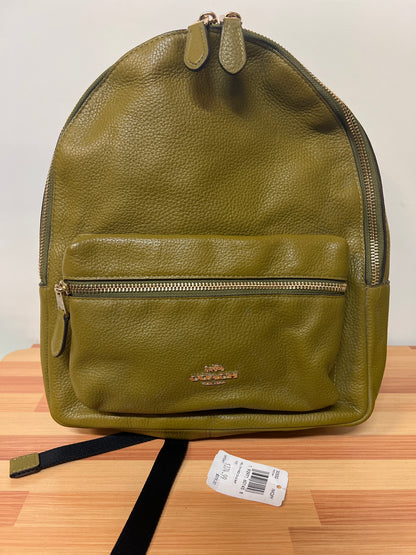 Coach Leather Backpack