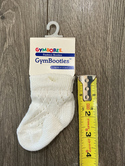 Gymboree GymBooties Baby Fashion Booties NB INF 6-12 mos White lace 90s 00s