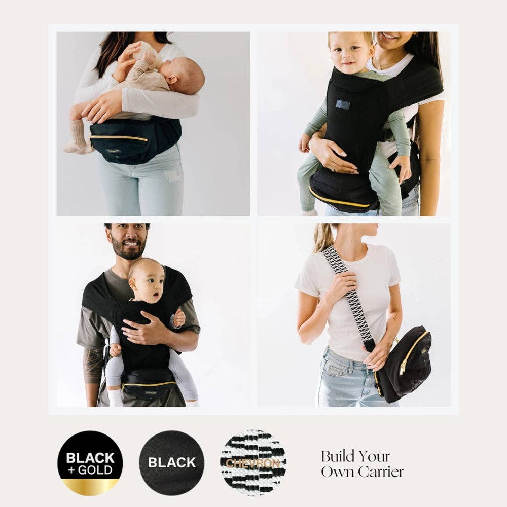 The Tushbaby Hip Carrier: Black / Tushbaby