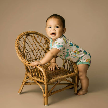 Aloha Before Time Bamboo Onesie: 6-12M