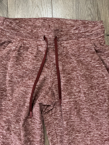 Lululemon Leggings Women small Gray Wunder Under Cropped Stretch Pull On Workout
