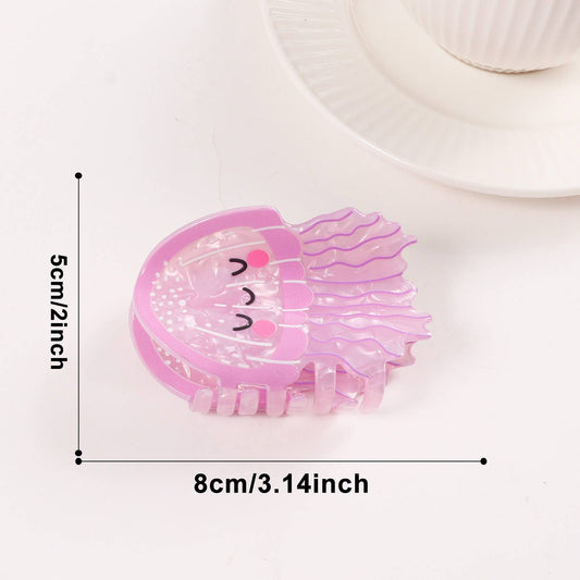 Jellyfish Claw Clip, Purple