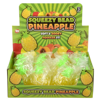 3.75" SQUEEZY GEL BEAD PINEAPPLE