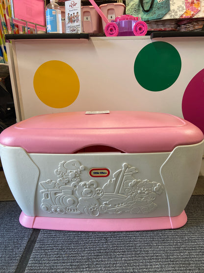 Little Tikes Toy Storage, Pink/White