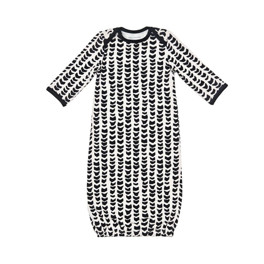 Shell-ish Bamboo Layette Gown: 0-3M
