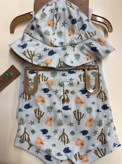 New Blue Chickpea Fish 3pc Set, 12m