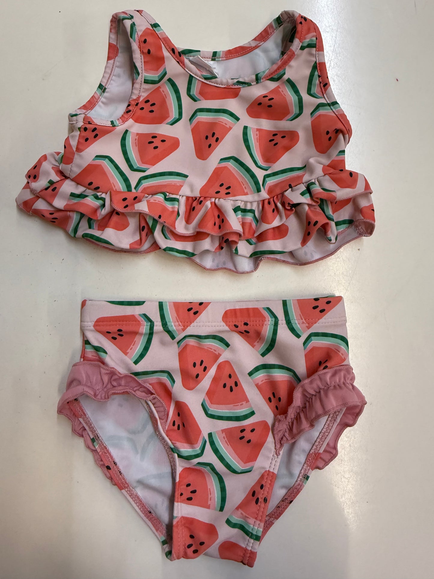 Watermelon 2pc Swimsuit, 2-3T