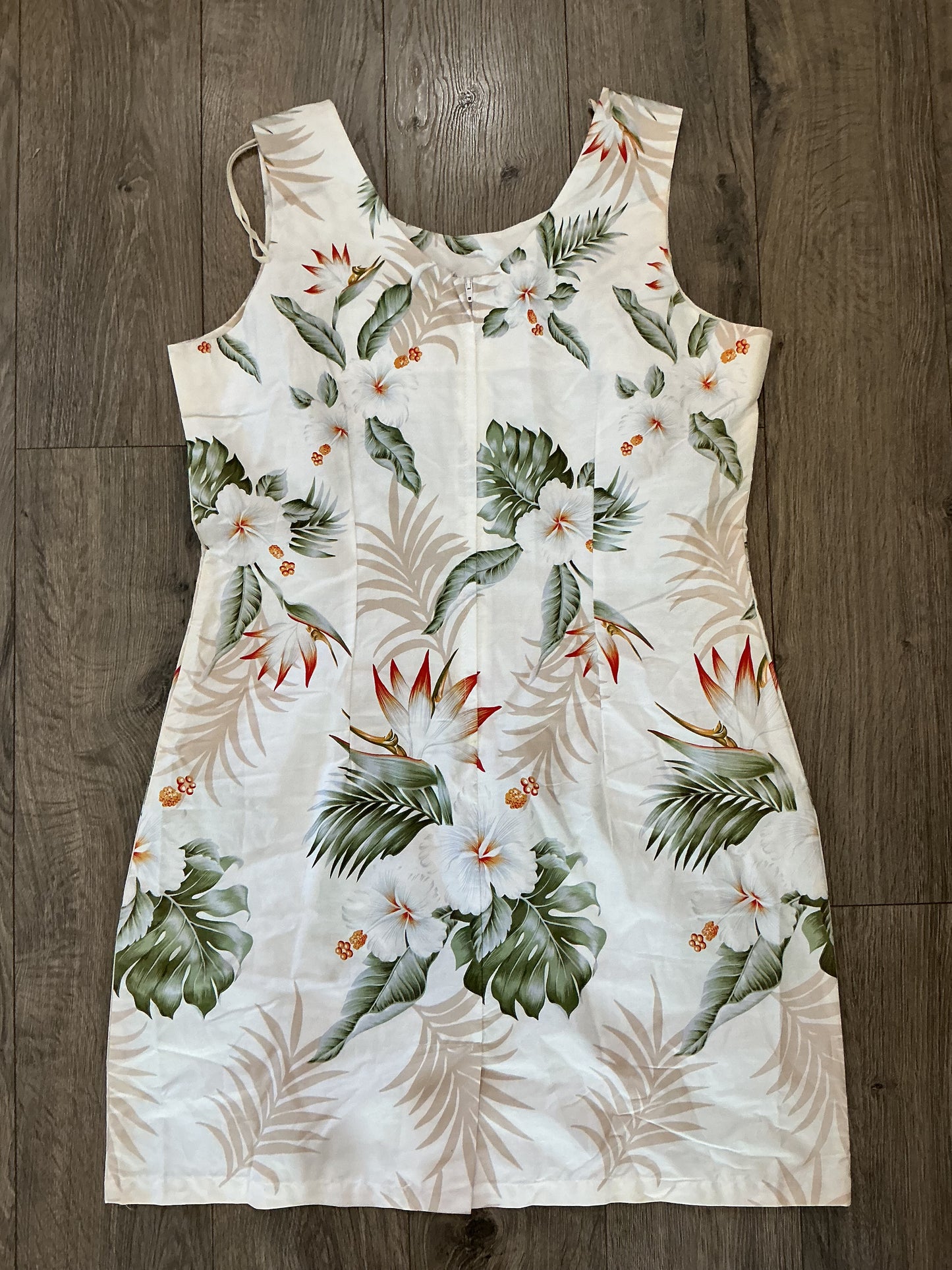 NWOT KY’s Hawaii Vintage Beige Mini Dress Size S, XL