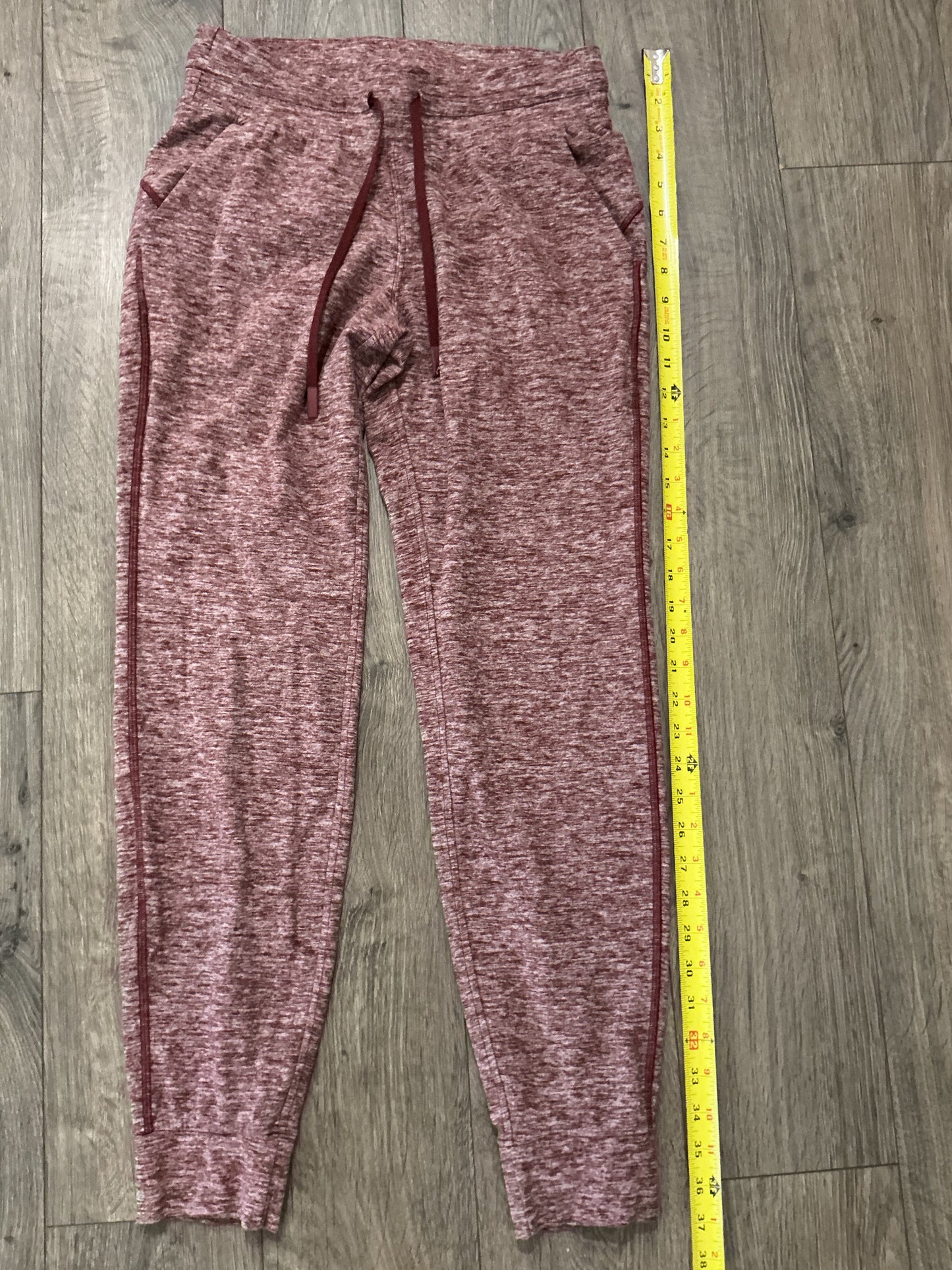 Lululemon Leggings Women small Gray Wunder Under Cropped Stretch Pull On Workout