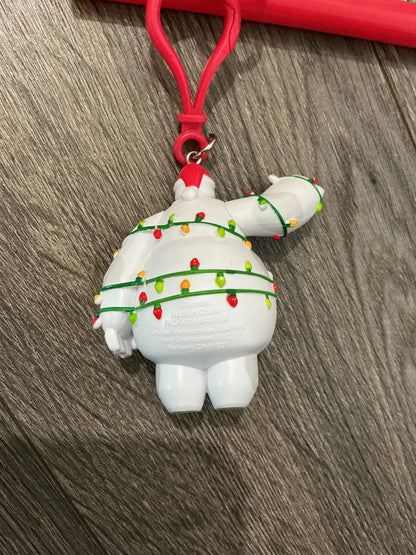 Disneyland 2025 Holiday Baymax Straw Clip Disney Big Hero 6 Christmas Lights
