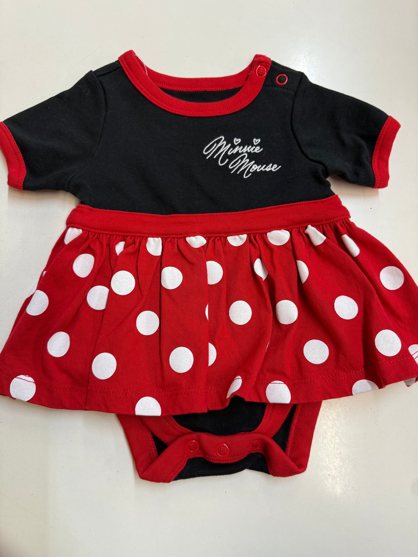 Minnie Mouse Dress, 3-6m