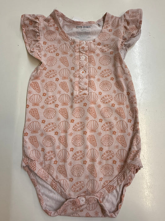 Coco Moon Seashells Bodysuit, 6-12m