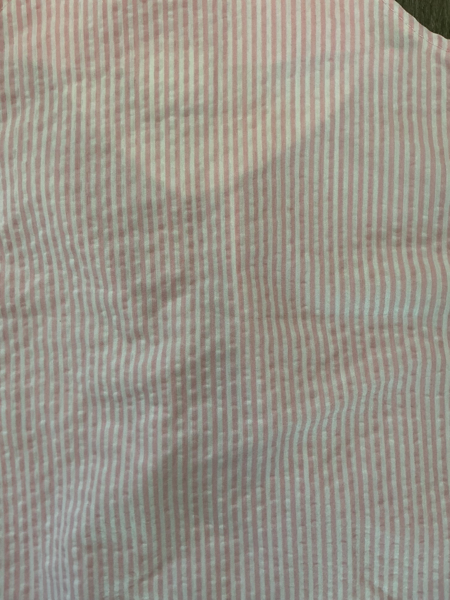 vintage Susie‘s zoo girls dress size 2T pink and white stripes heart￼￼￼