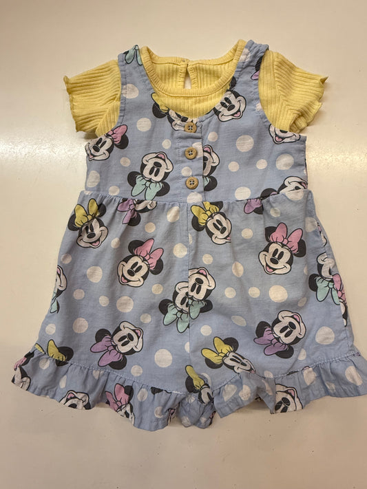Minnie Romper Set, 3-6m