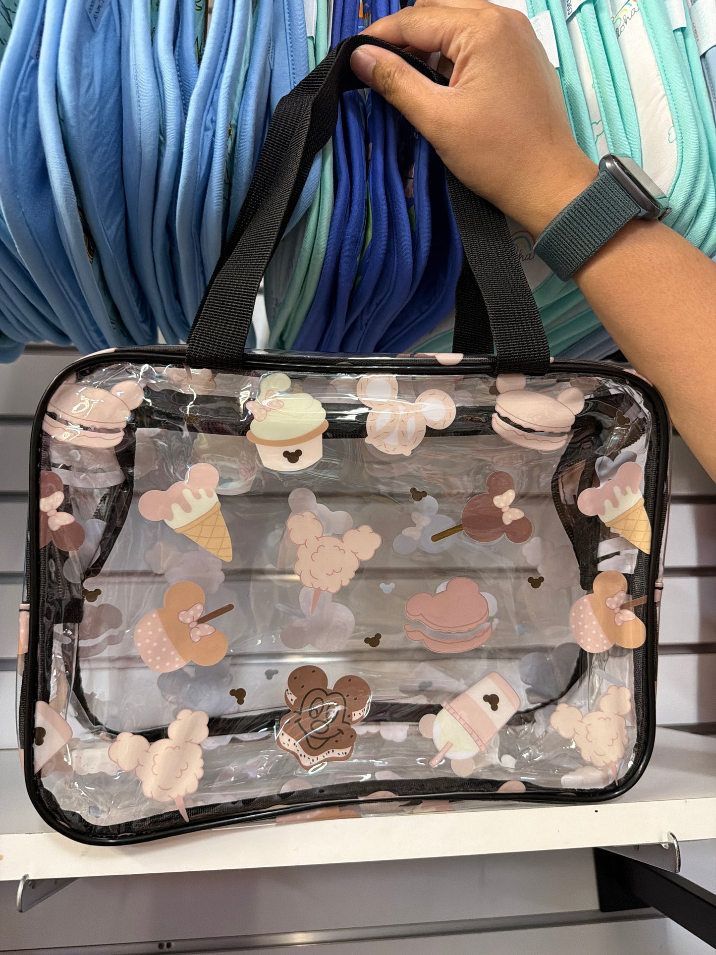 12” Clear Zip Bag, Mouse Snacks