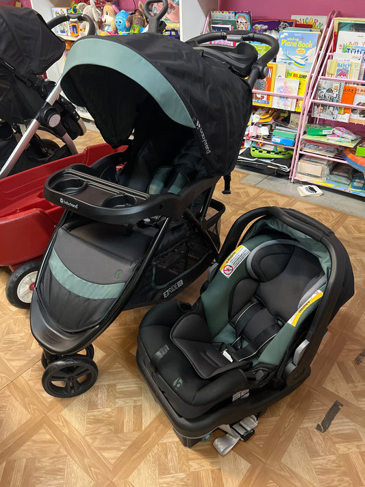 Unused Baby Trend EZRide Stroller & Car Seat