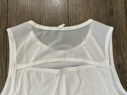 Lululemon white Align Racerback sculpt Tank Top reflective women's small XS 2
