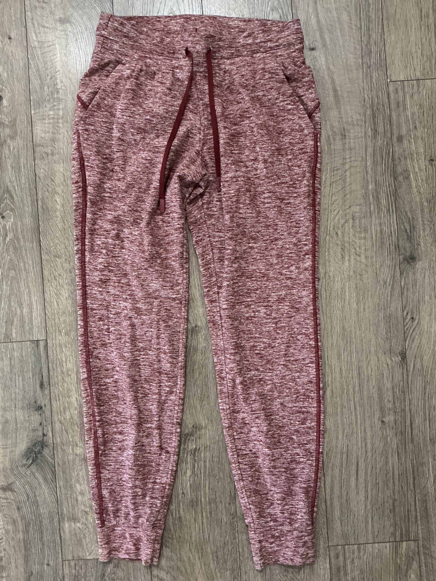 Lululemon Leggings Women small Gray Wunder Under Cropped Stretch Pull On Workout