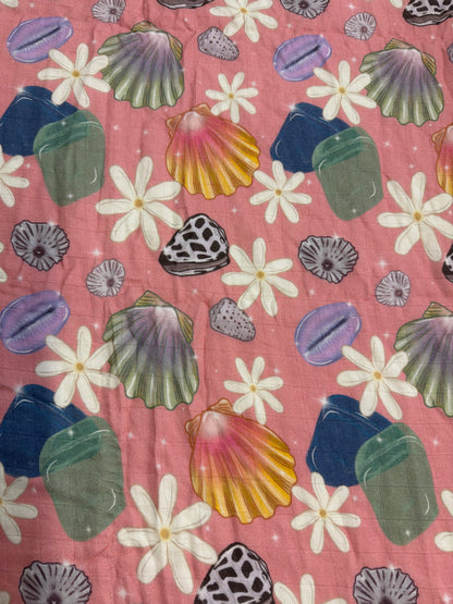 Little Manini Sunrise Seashell Swaddle