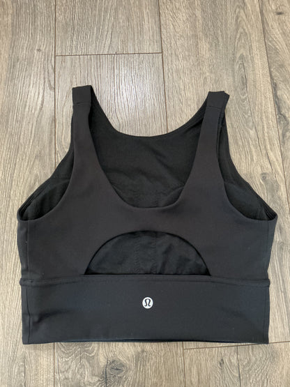 Lululemon Women’s Sports Bra High Neck Energy Tough Black Size Small
