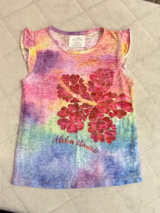 Wai Wahine Top Plumeria, Size 5