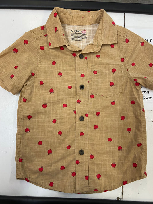 Apple Collared Shirt, 3t