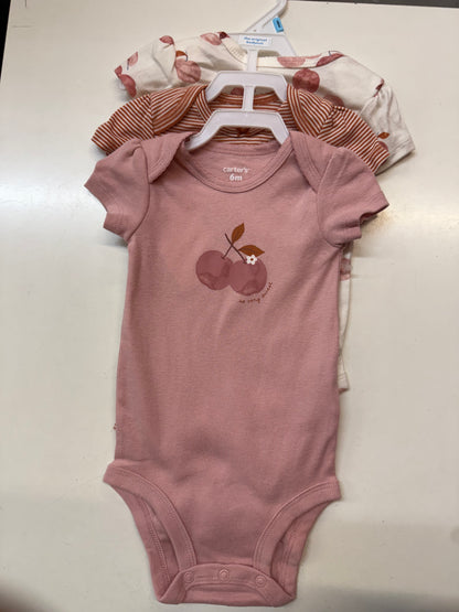 New Carter’s Bodysuits 3pk, 6m