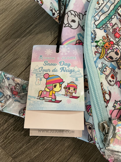 Tokidoki Snow Day Everyday Mini Small Diaper Bag Backpack — Ice Blue