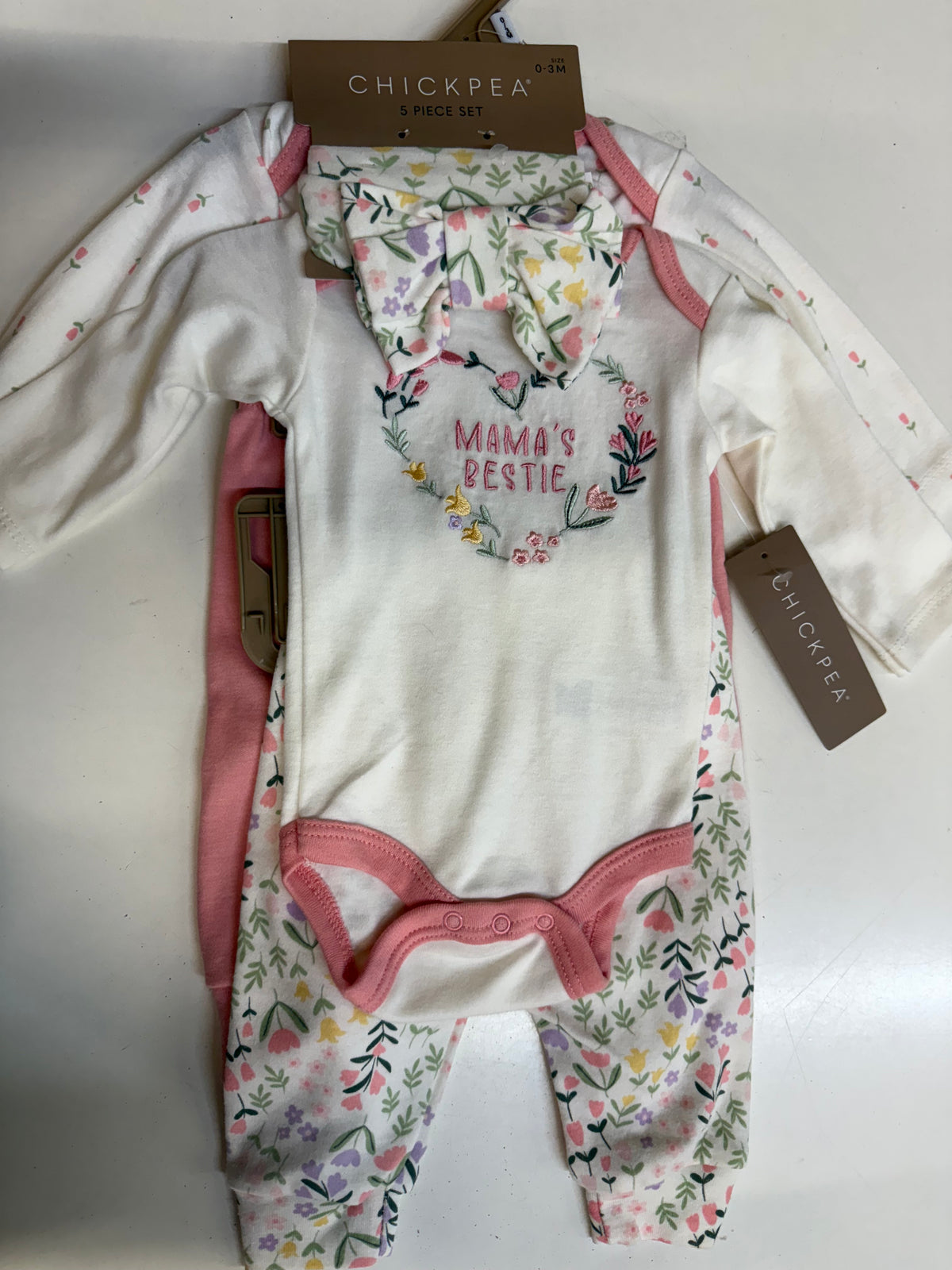 New Mama’s Bestie 5pc Set, 0-3m