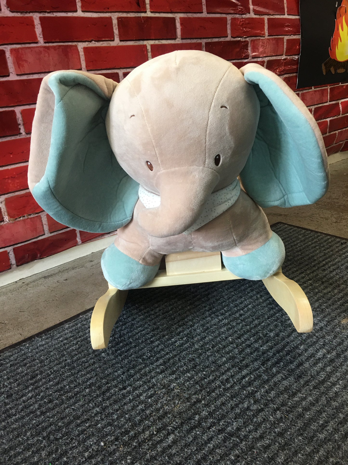 Lapidou Grey Elephant Rocker