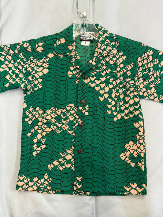 Manuheali’i Button Up, 4T