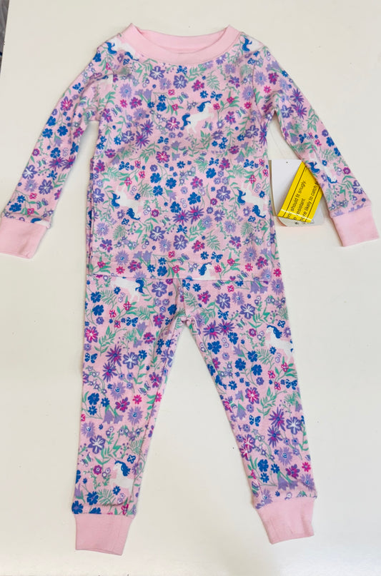 New Wonder Nation Unicorn Pajama, 12m