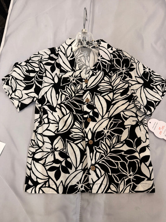 Wonder Nation Aloha Shirt, 3T